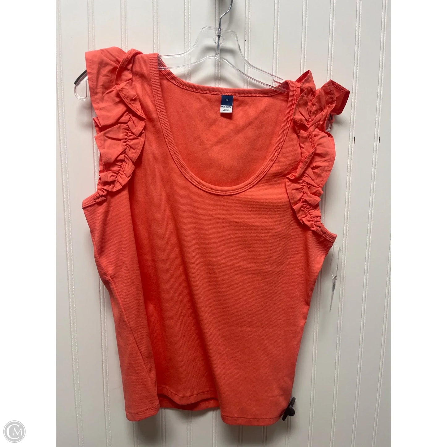 Top Sleeveless By Old Navy In Coral, Size: Xl