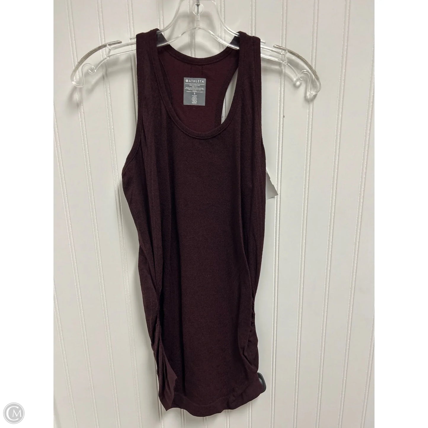 Athletic Tank Top By Athleta In Maroon, Size: S