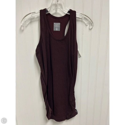 Athletic Tank Top By Athleta In Maroon, Size: S
