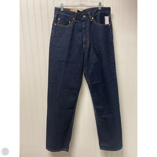 Jeans Wide Leg By Levis In Blue Denim, Size: 18
