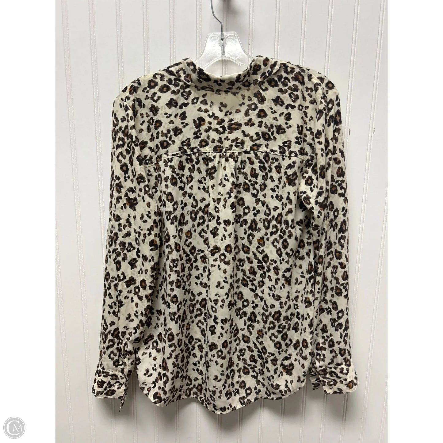 Top Long Sleeve By Maurices In Animal Print, Size: S