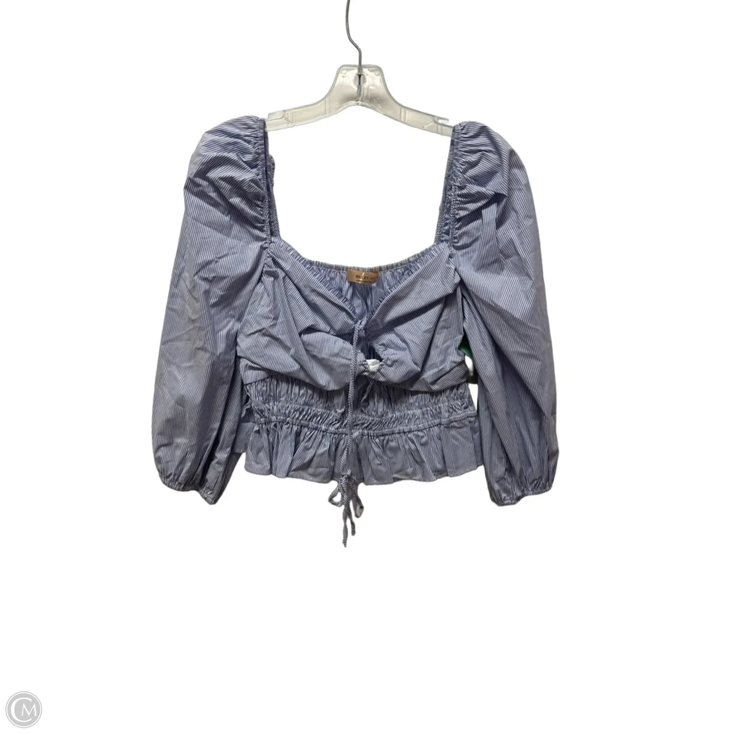 Top Long Sleeve By Bailey 44 In Striped Pattern, Size: Xl