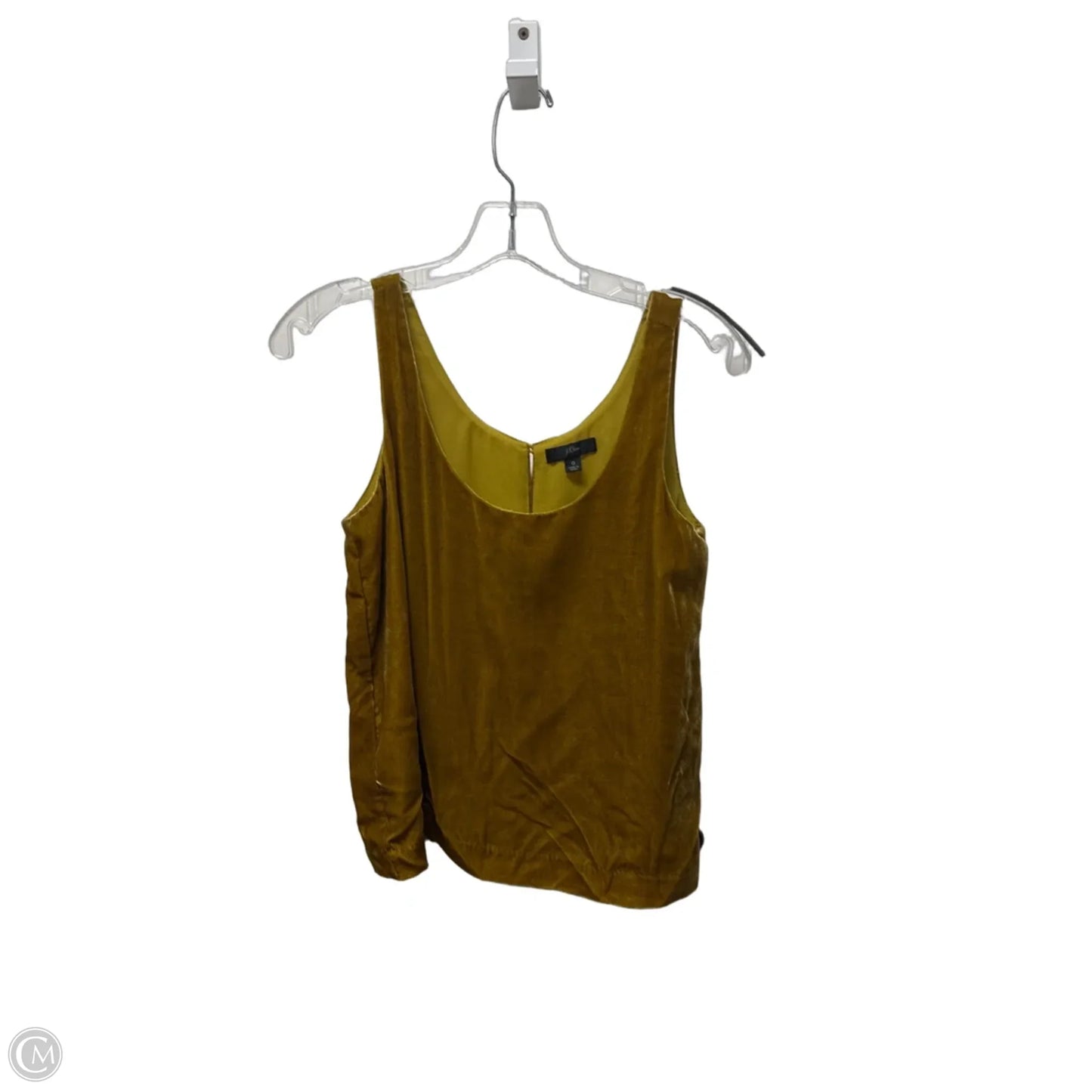 Top Sleeveless By J. Crew In Yellow, Size: Xs