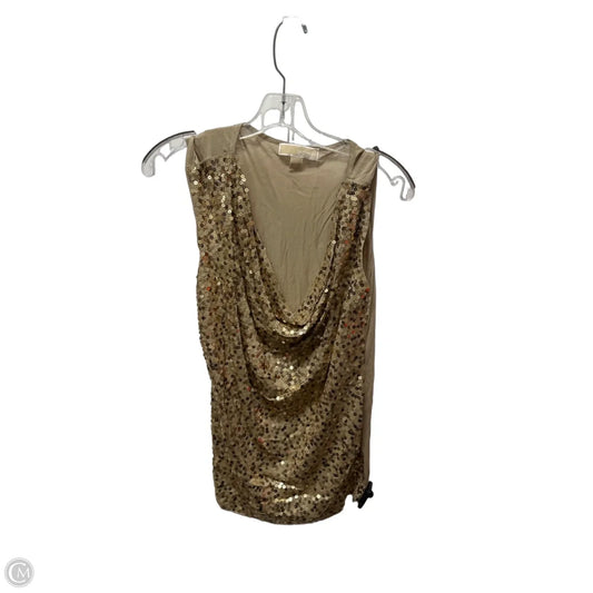 Top Sleeveless By Michael By Michael Kors In Gold, Size: M