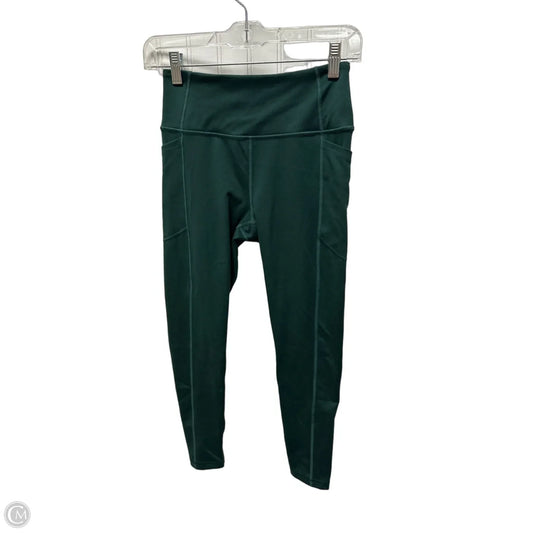 Athletic Leggings By Victorias Secret In Green, Size: S