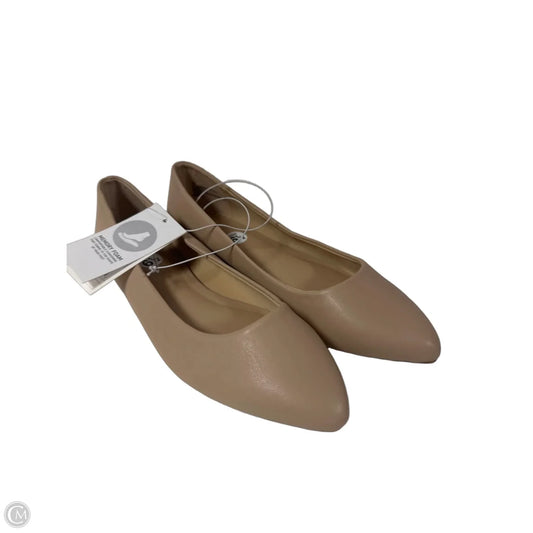 Shoes Flats By A New Day In Beige, Size: 6.5