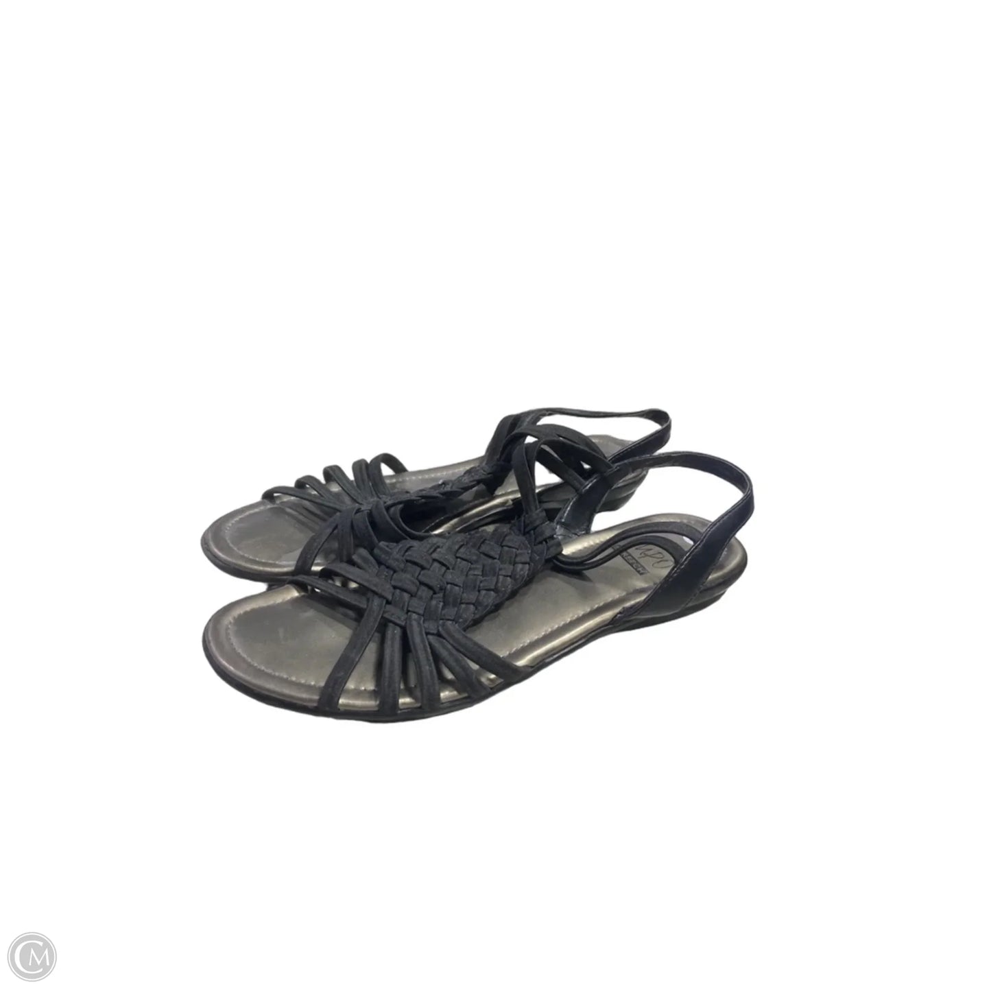 Sandals Flats By Impo In Black, Size: 8