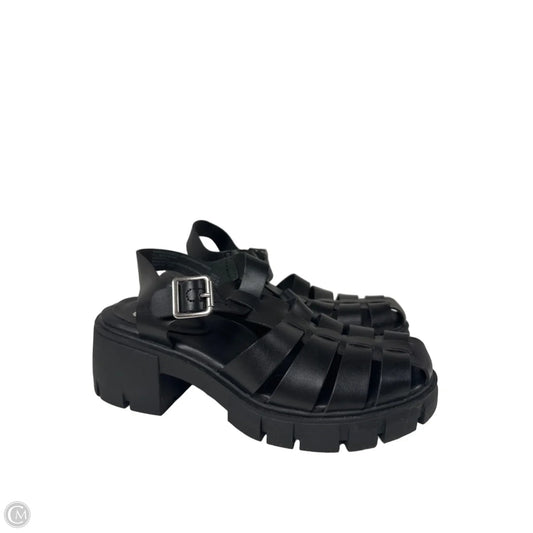 Sandals Heels Block By Madden Nyc In Black, Size: 7