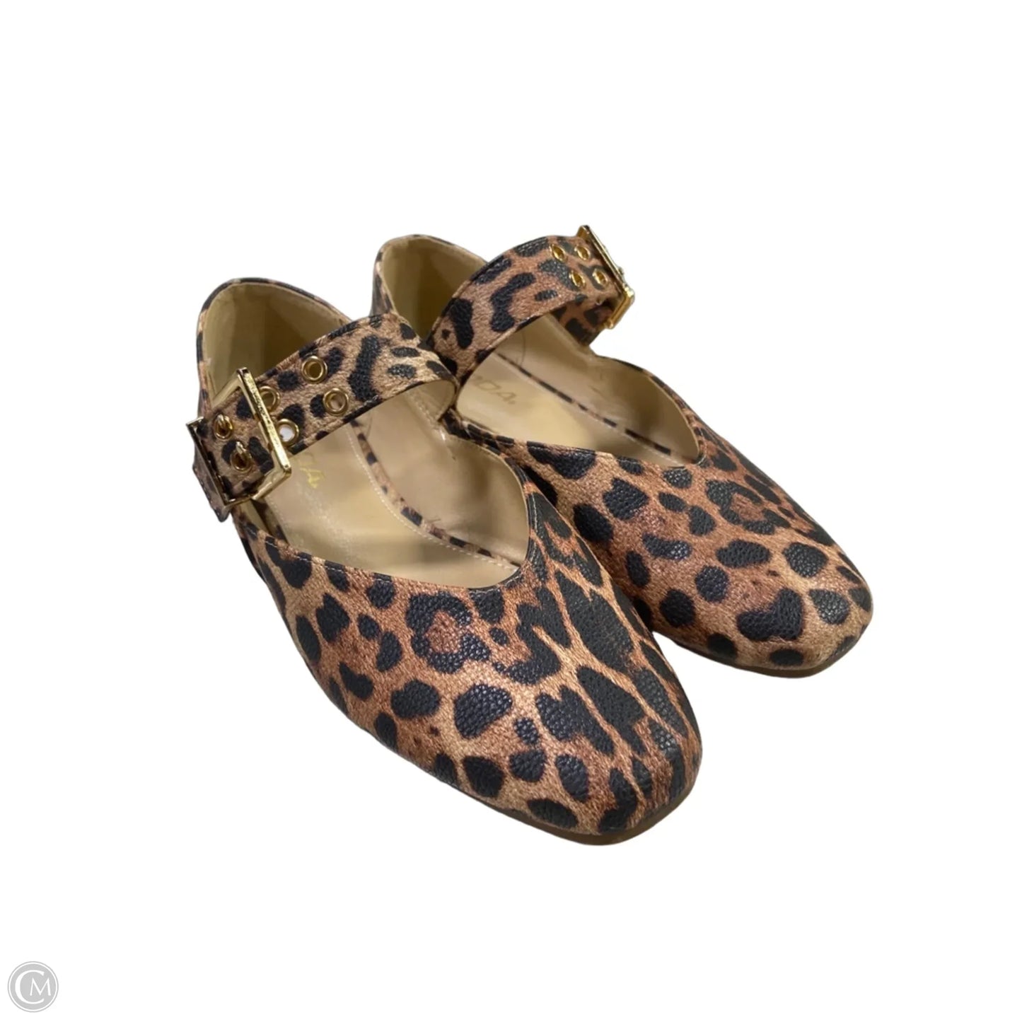 Shoes Flats By Soda In Animal Print, Size: 6