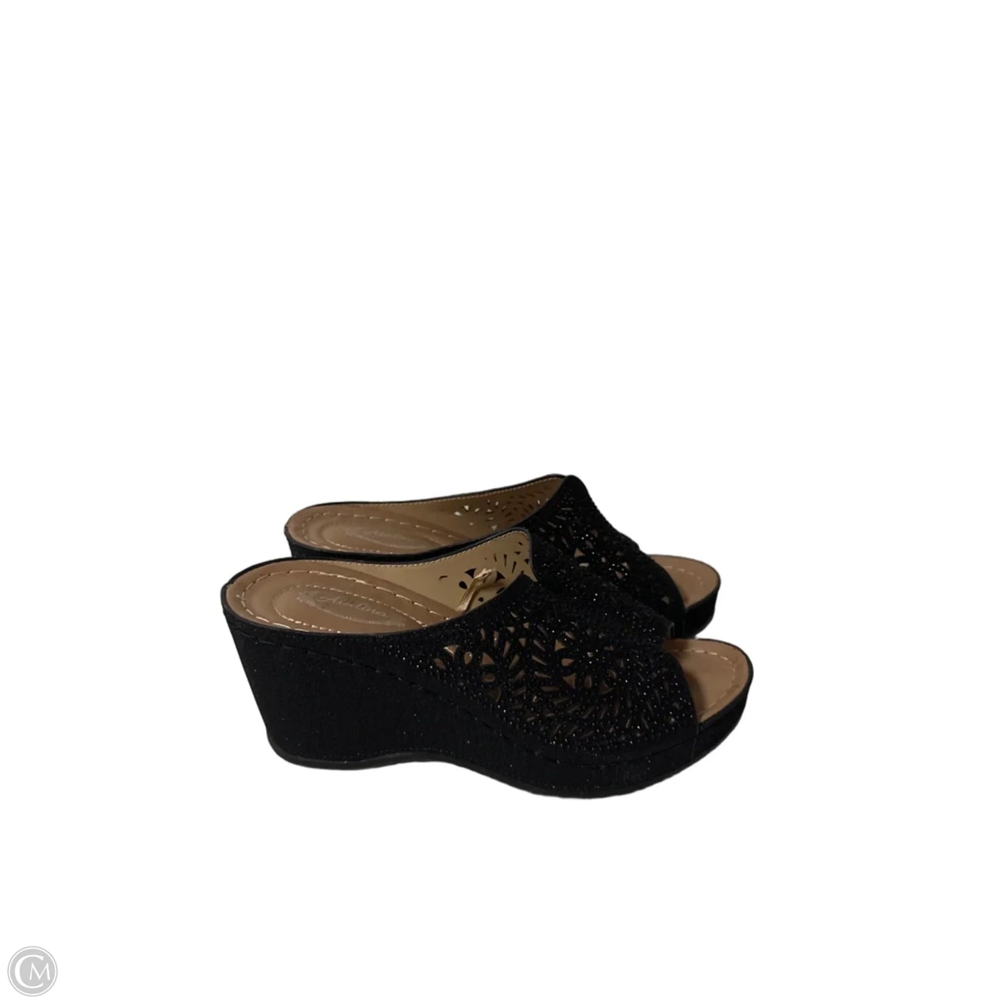 Shoes Heels Block By Clothes Mentor In Black, Size: 6.5