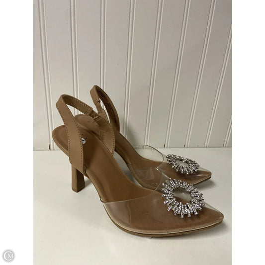Shoes Heels Stiletto By A New Day In Tan, Size: 7.5