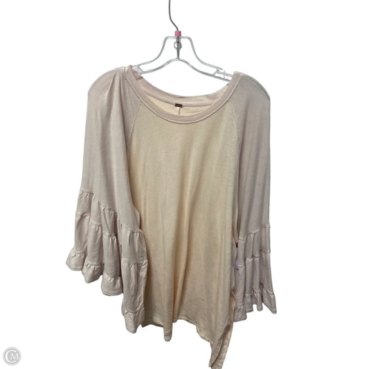 Top Short Sleeve By Free People In Pink, Size: M