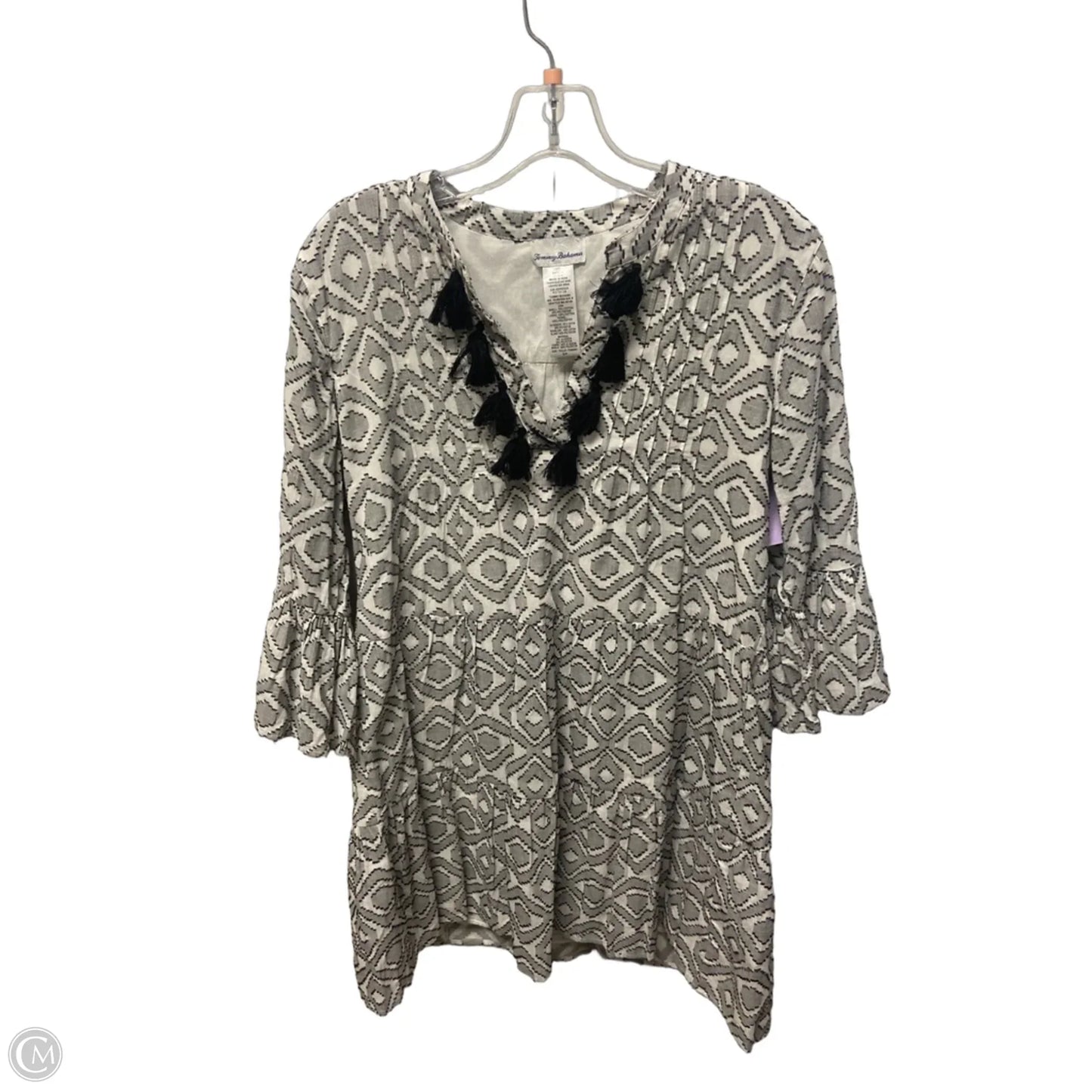 Dress Casual Midi By Tommy Bahama In Black & White, Size: S