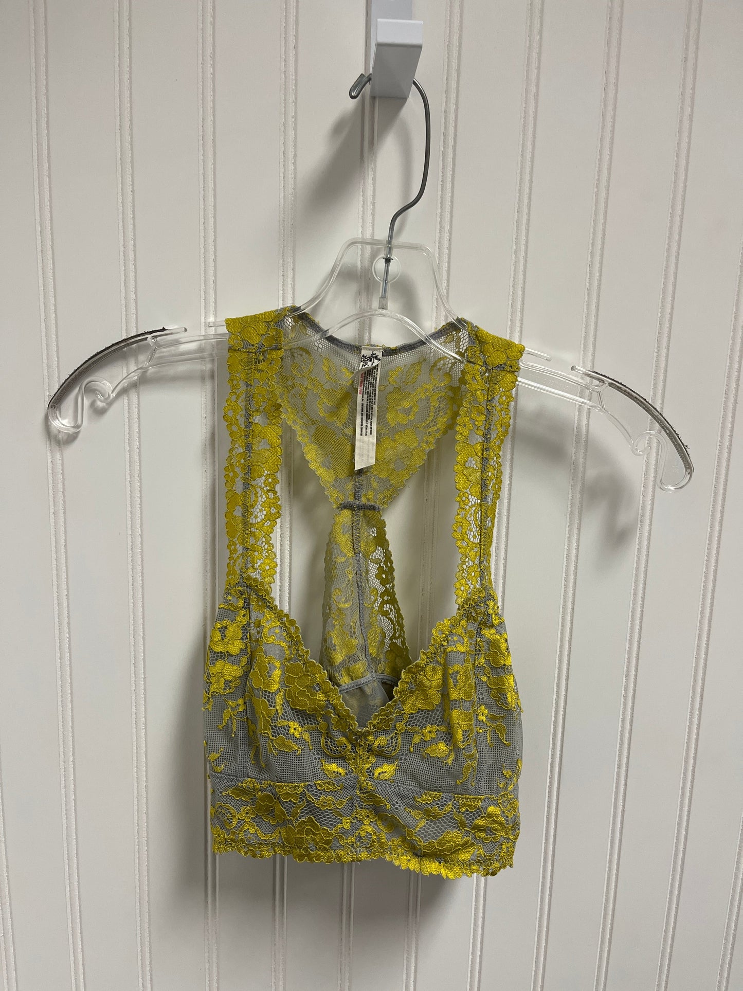 Top Sleeveless By Free People In Yellow, Size: Sp