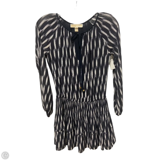 Dress Casual Midi By Michael By Michael Kors In Striped Pattern, Size: Xs