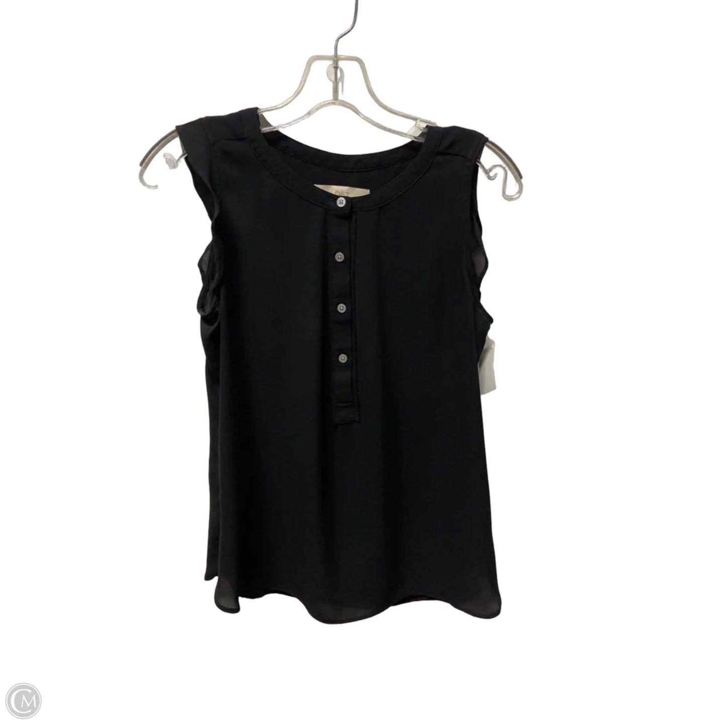 Top Sleeveless By Loft In Blue, Size: S