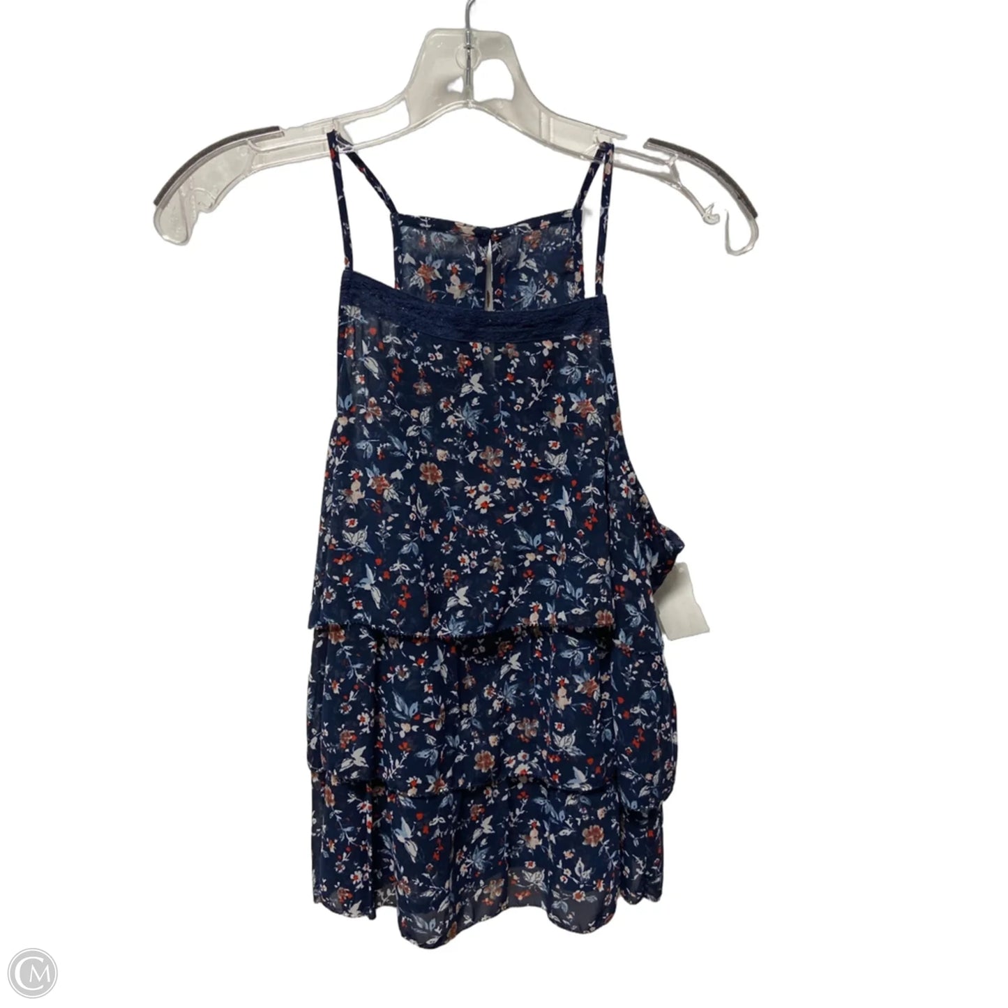 Top Sleeveless By Abercrombie And Fitch In Blue, Size: M