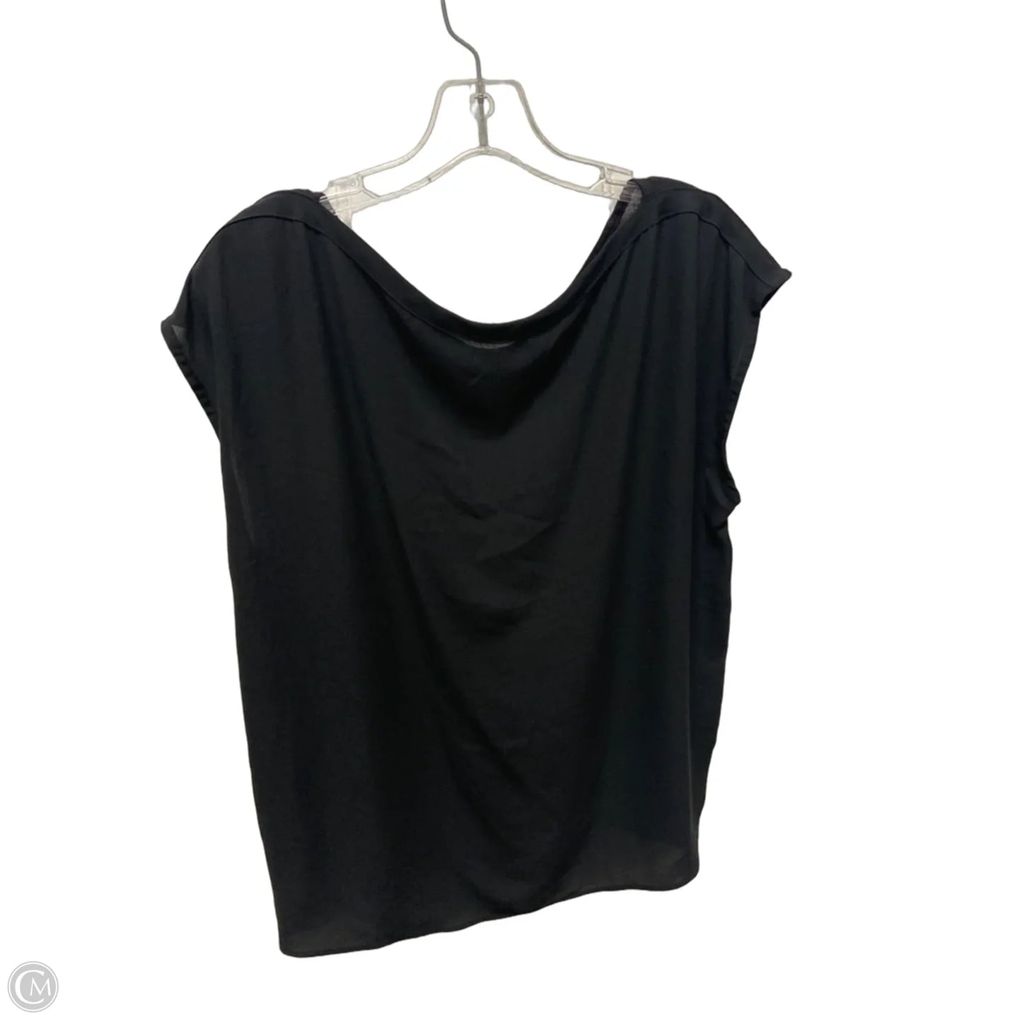 Top Sleeveless By Loft In Black, Size: L