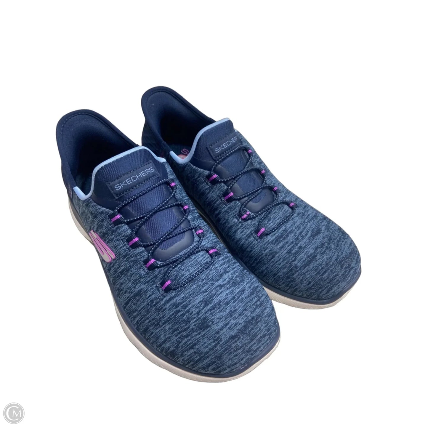 Shoes Athletic By Skechers In Blue, Size: 5.5