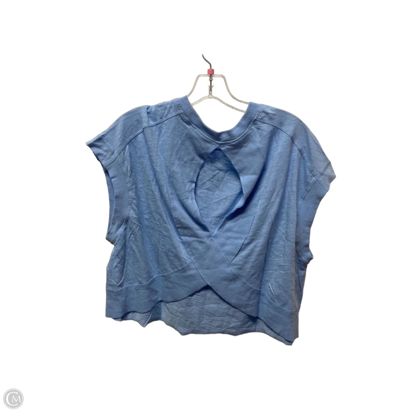 Top Short Sleeve By Clothes Mentor In Blue, Size: M