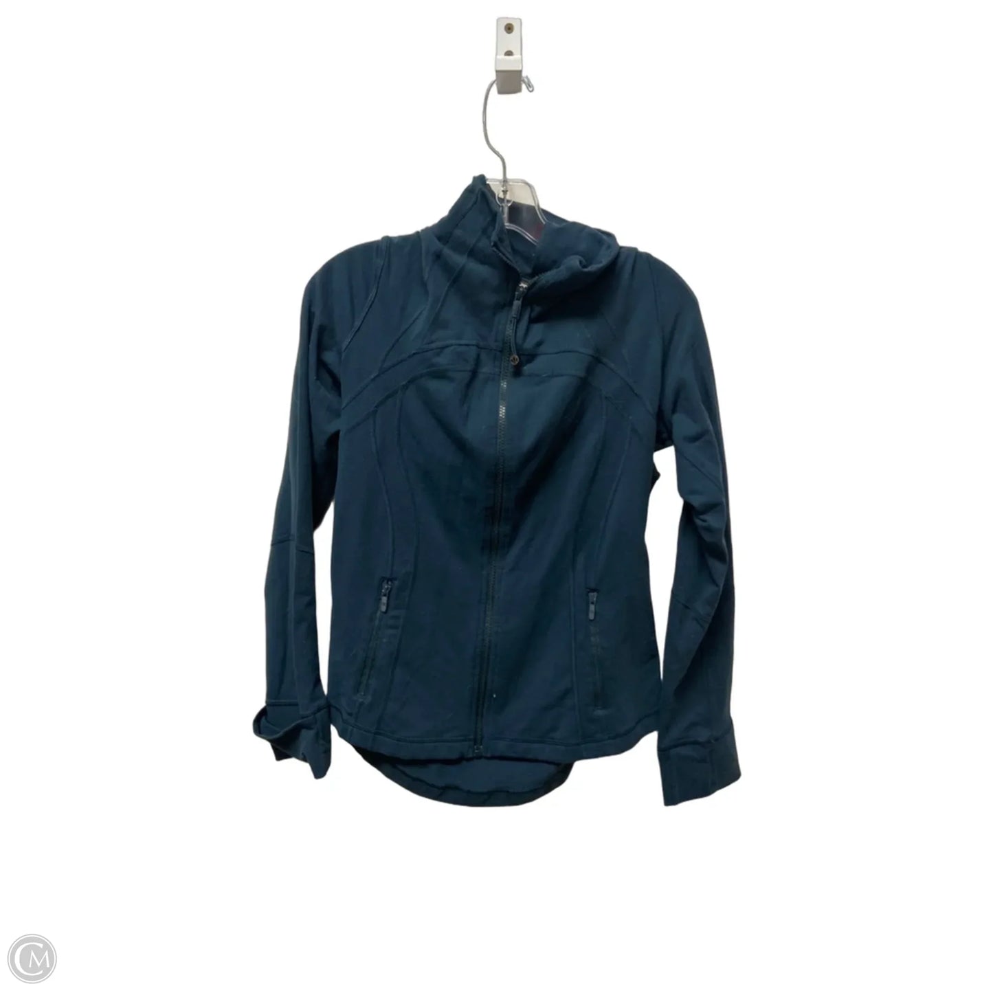 Athletic Jacket By Lululemon In Blue, Size: L