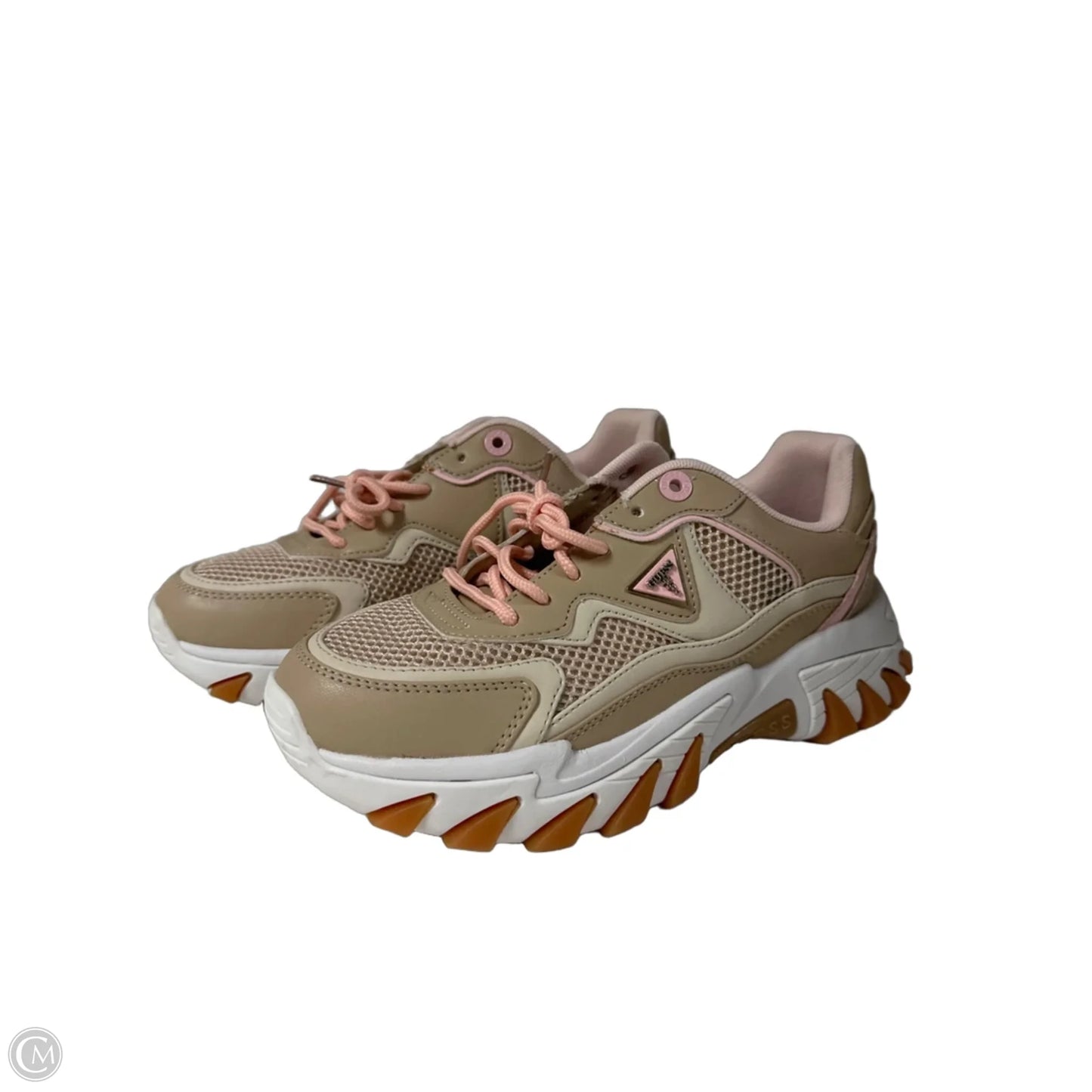 Shoes Sneakers By Guess In Brown & Pink, Size: 7.5