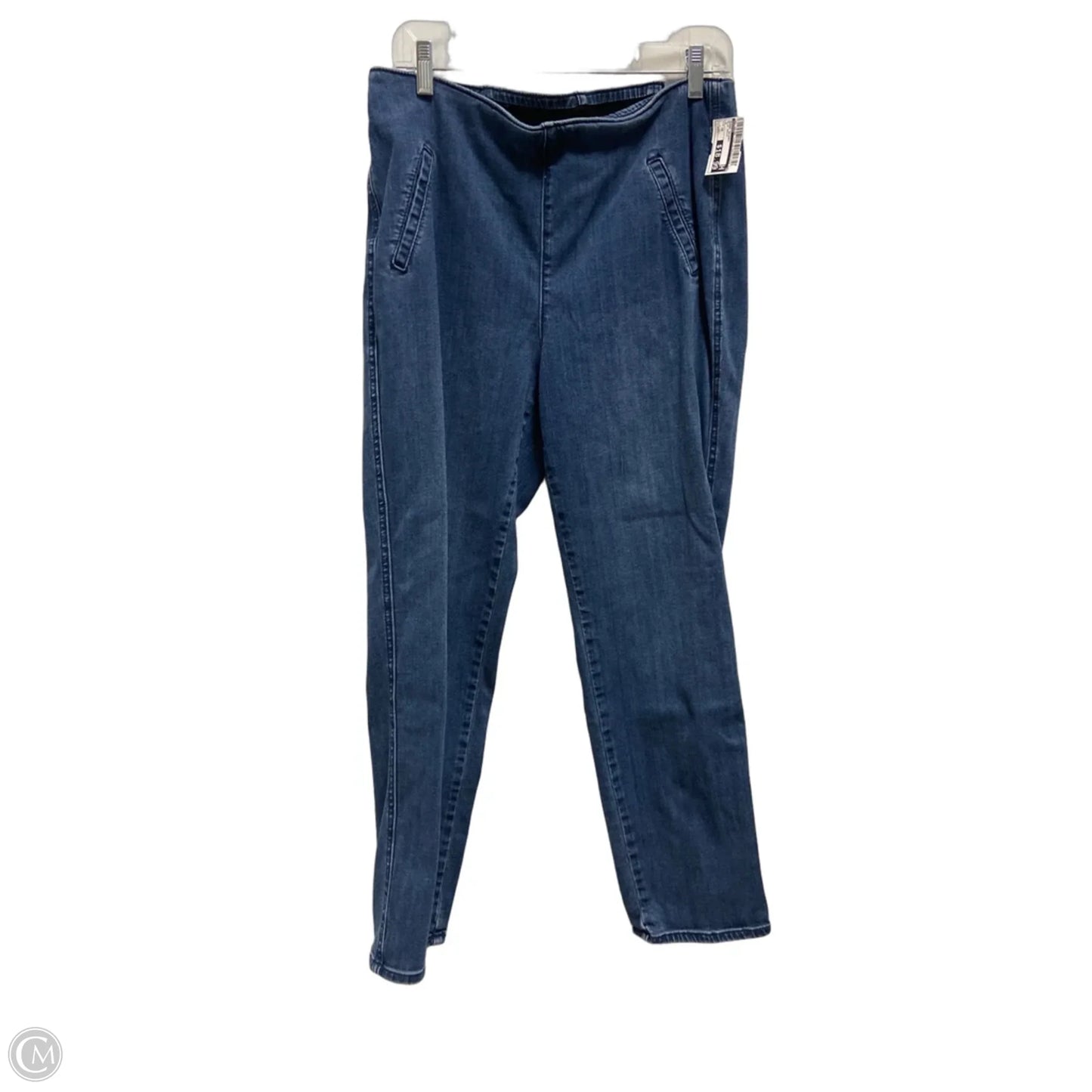 Jeans Skinny By Chicos In Blue Denim, Size: 10