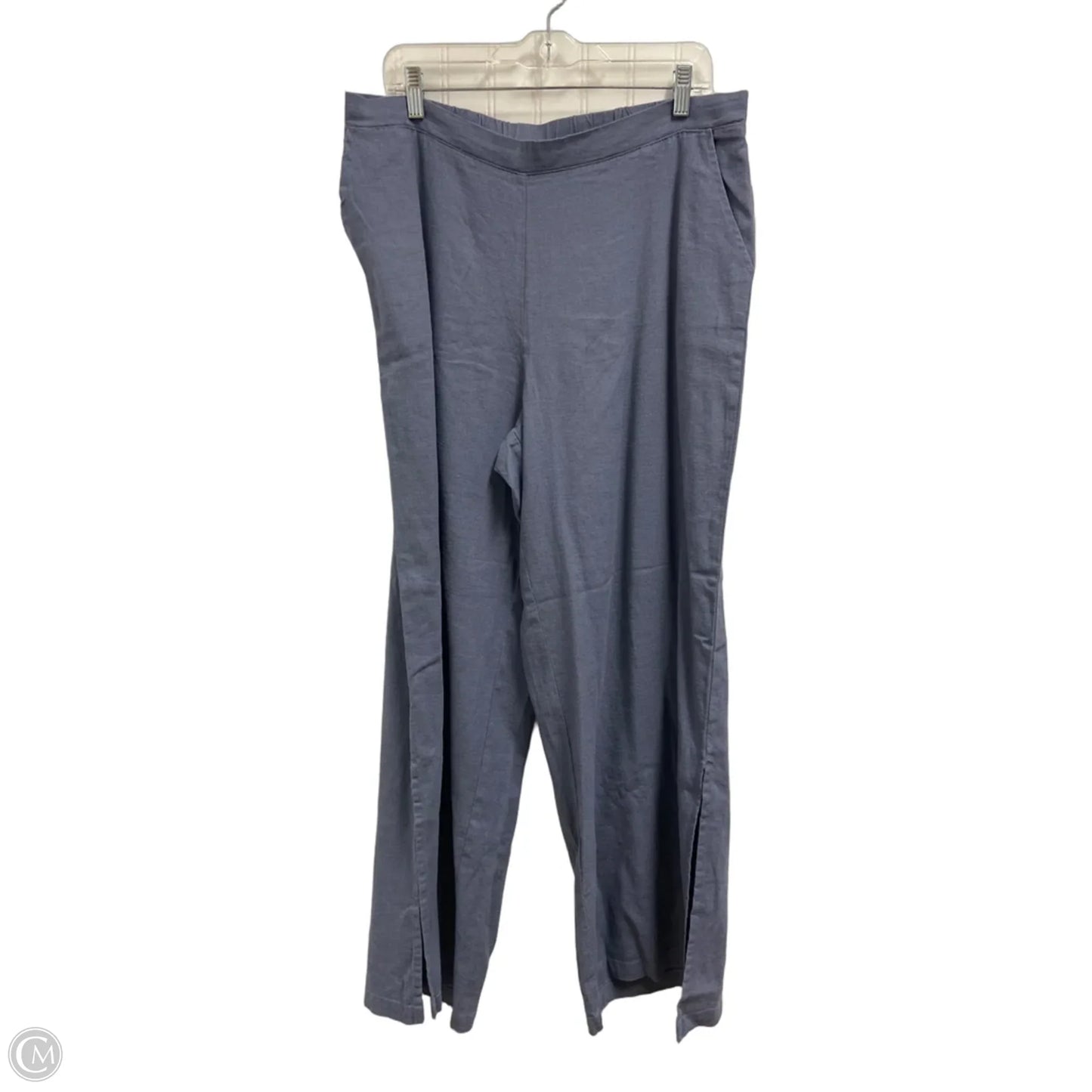 Pants Linen By Cable And Gauge In Blue, Size: L