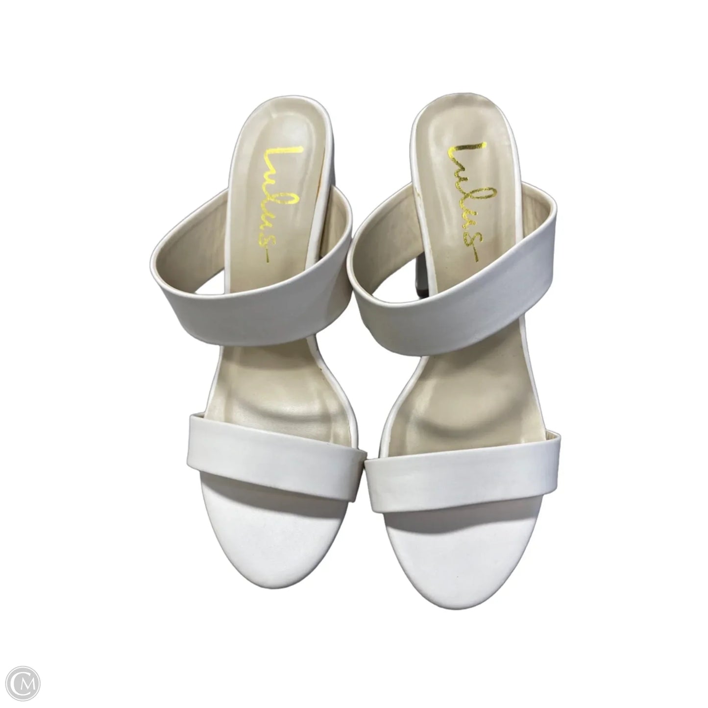 Shoes Heels Block By Lulus In White, Size: 8