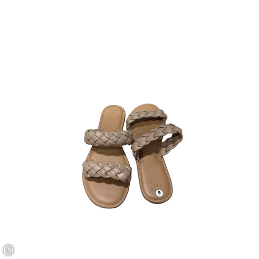 Sandals Flats By A New Day In Tan, Size: 9