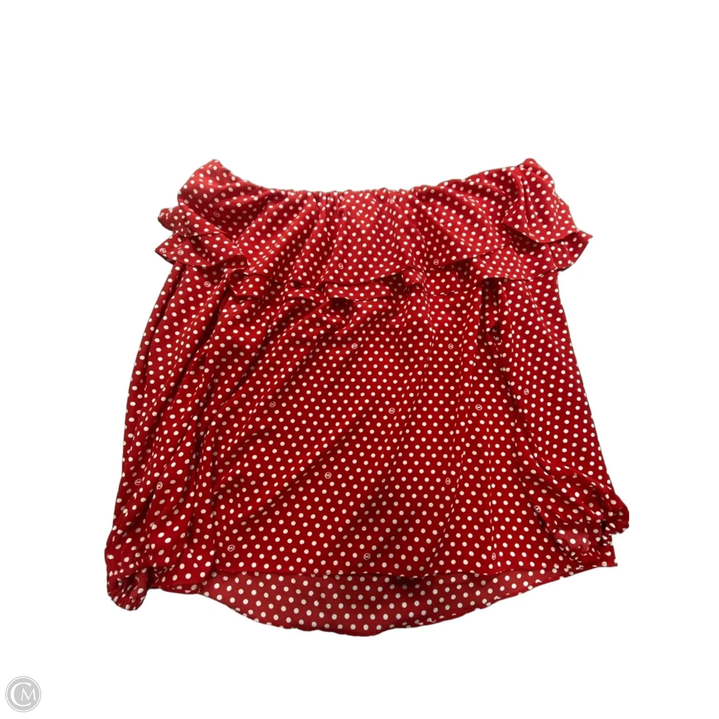 Top Long Sleeve By Michael By Michael Kors In Red, Size: 3x