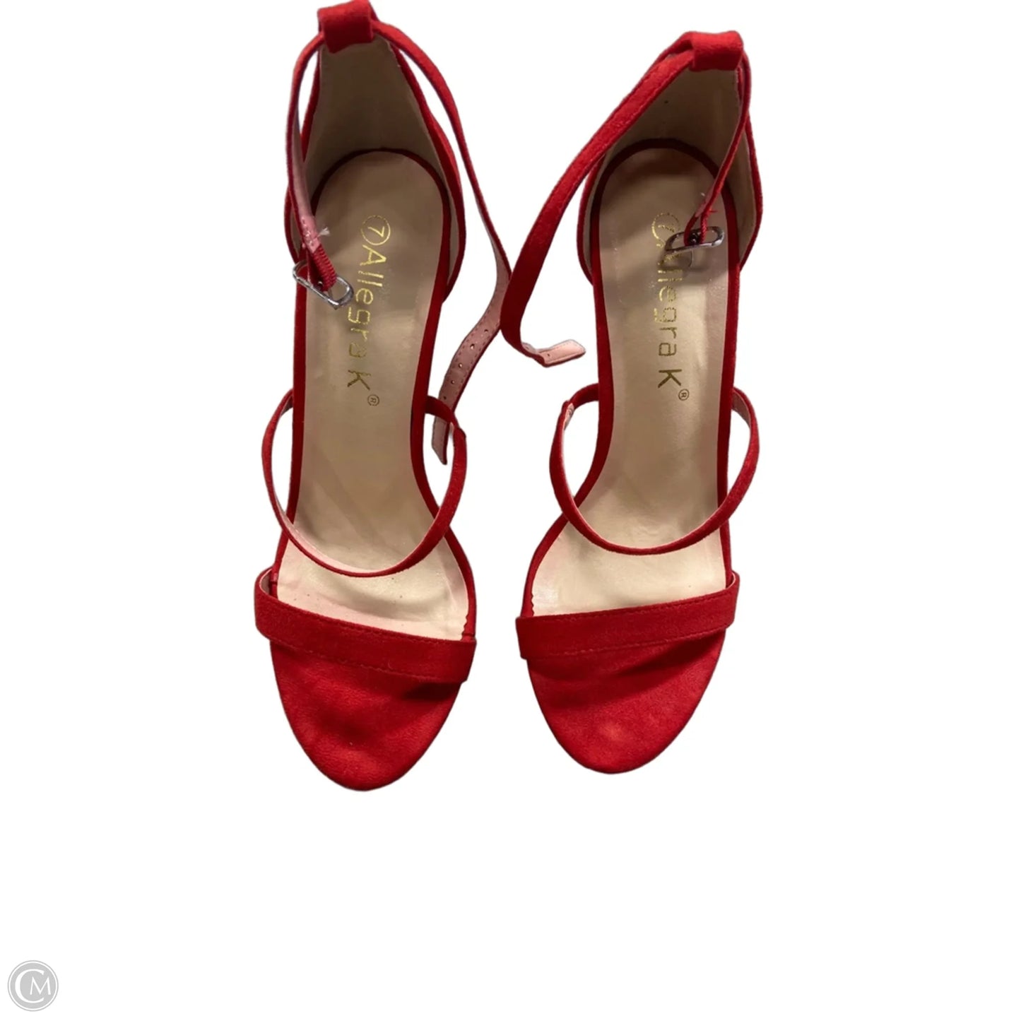 Shoes Heels Stiletto By Allegra K In Red, Size: 7