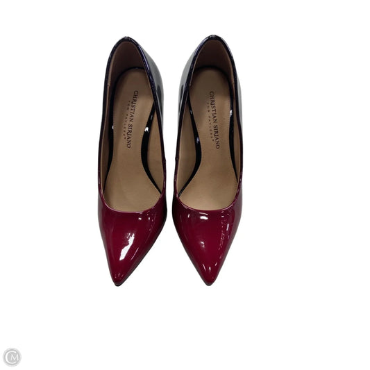 Shoes Heels Stiletto By Christian Siriano In Black & Red, Size: 7