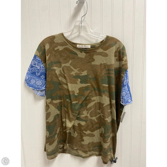 Top Short Sleeve By We The Free In Camouflage Print, Size: Xs