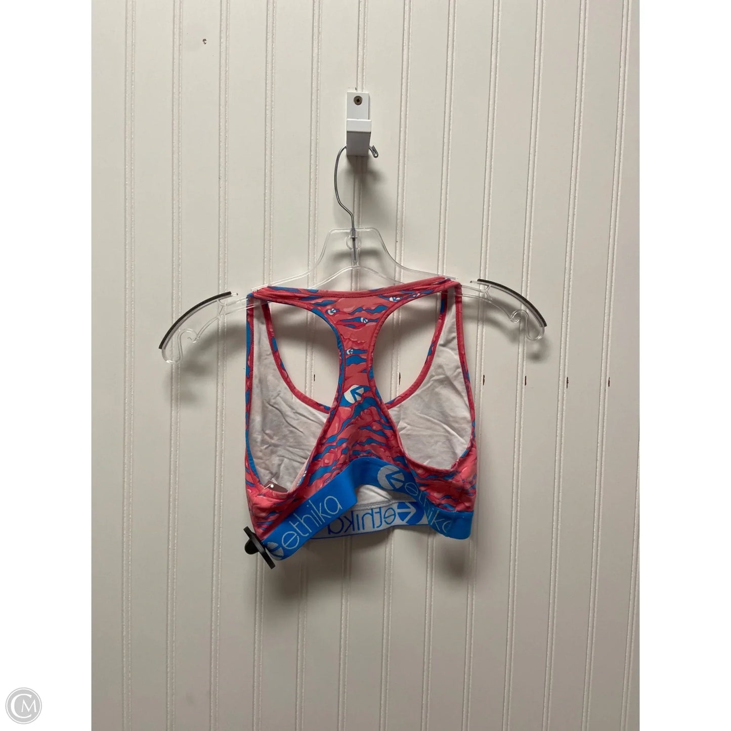 Athletic Bra By Clothes Mentor In Blue & Pink, Size: M