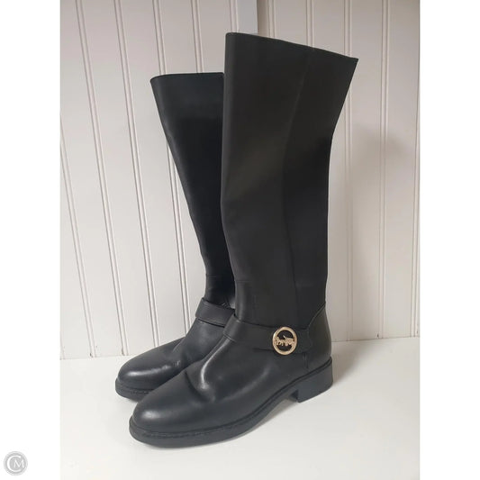 Boots Designer By Coach In Black, Size: 7.5