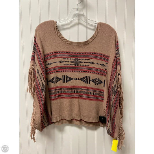 Poncho By Billabong In Brown, Size: M