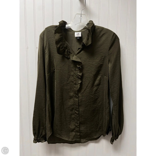 Top Long Sleeve By Cabi In Green, Size: Xs