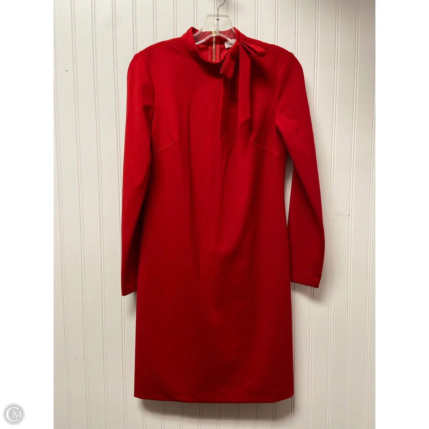 Dress Party Midi By Calvin Klein In Red, Size: S