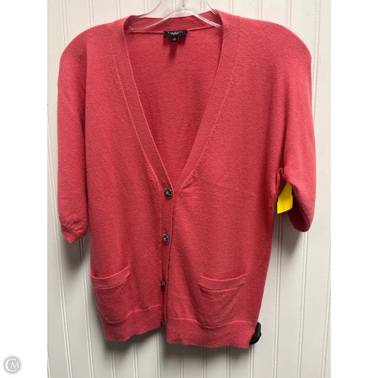 Sweater Short Sleeve By Talbots In Pink, Size: M
