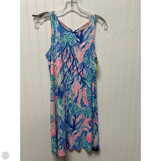 Dress Designer By Lilly Pulitzer In Blue & Pink, Size: Xs