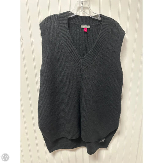 Vest Sweater By Vince Camuto In Black, Size: S
