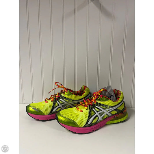 Shoes Athletic By Asics In Green, Size: 8.5