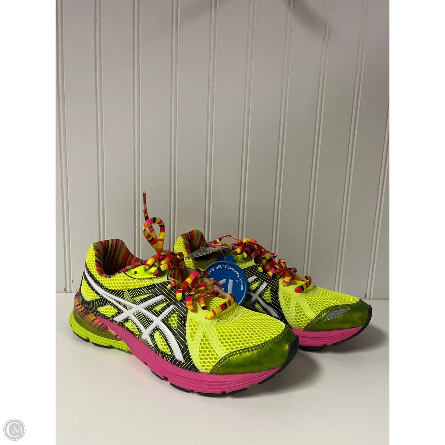 Shoes Athletic By Asics In Green, Size: 8.5