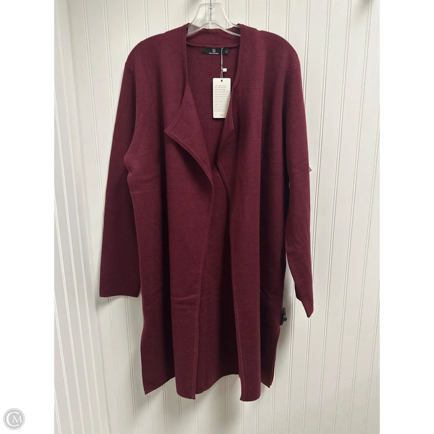 Cardigan By Lillusory In Red, Size: L