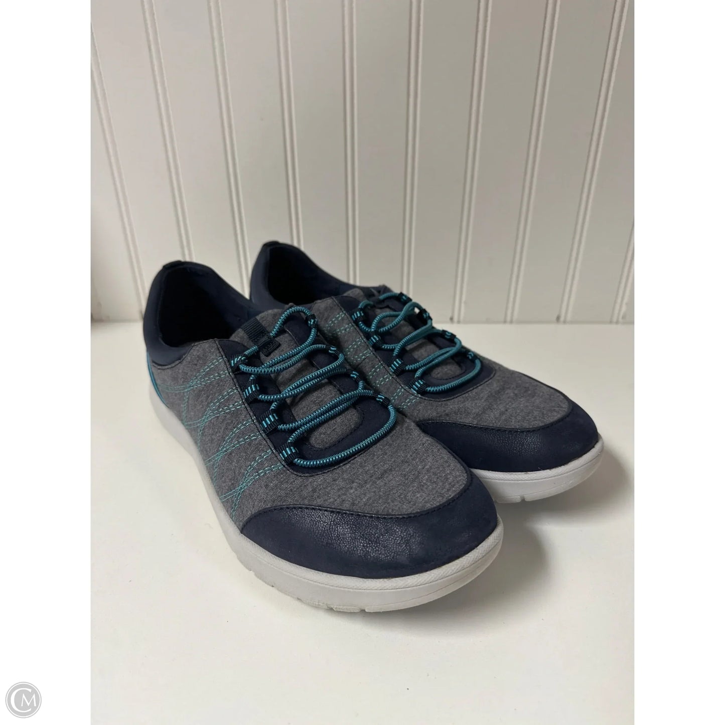 Shoes Athletic By Clarks In Blue, Size: 10