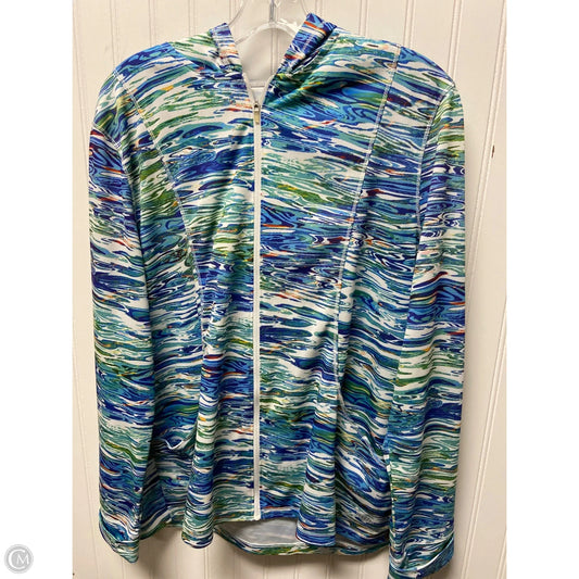 Athletic Jacket By Reel Legends In Multi-colored, Size: Xl