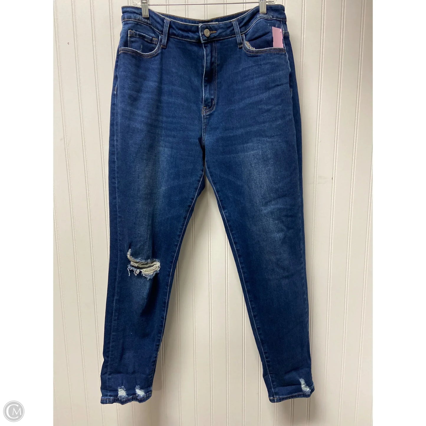 Jeans Cropped By Vervet In Blue Denim, Size: 12