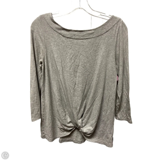Top Long Sleeve Designer By Lilly Pulitzer In Grey, Size: S