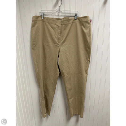 Pants Chinos & Khakis By J. Jill In Tan, Size: 2x
